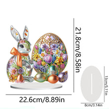Load image into Gallery viewer, Acrylic Special Shape Flower Eggs Desktop Diamond Art Kits for Home Office Decor
