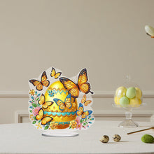Load image into Gallery viewer, Acrylic Special Shape Flower Eggs Desktop Diamond Art Kits for Home Office Decor
