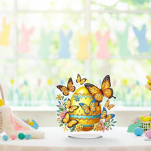 Load image into Gallery viewer, Acrylic Special Shape Flower Eggs Desktop Diamond Art Kits for Home Office Decor
