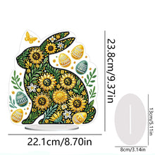 Load image into Gallery viewer, Acrylic Special Shape Flower Eggs Desktop Diamond Art Kits for Home Office Decor
