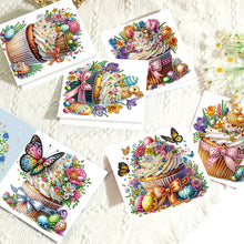 Load image into Gallery viewer, 6Pcs Birthday Diamond Handmade Card Diamond Daily Wish Card for Adults Beginners
