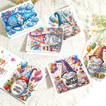 Load image into Gallery viewer, 6Pcs Birthday Diamond Handmade Card Diamond Daily Wish Card for Adults Beginners
