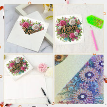 Load image into Gallery viewer, 6Pcs Birthday Diamond Handmade Card Diamond Daily Wish Card for Adults Beginners
