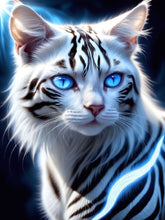 Load image into Gallery viewer, Diamond Painting - Full Round - Tabby White Cat (40*60CM)
