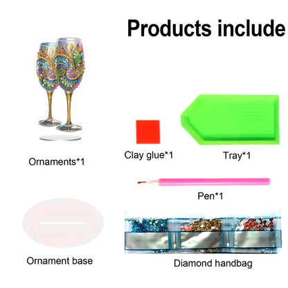 Acrylic Special Shaped Table Top Diamond Painting Ornament Kits Home Decor