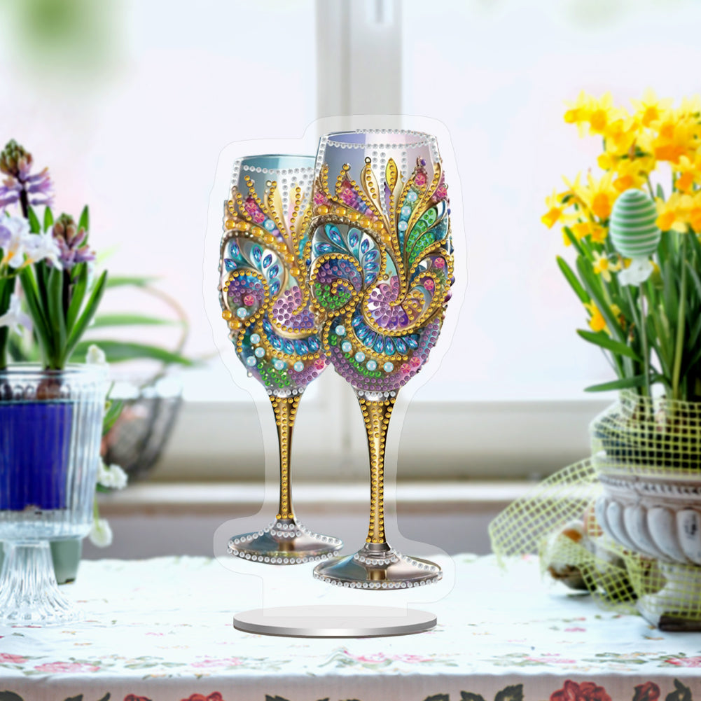 Acrylic Special Shaped Table Top Diamond Painting Ornament Kits Home Decor