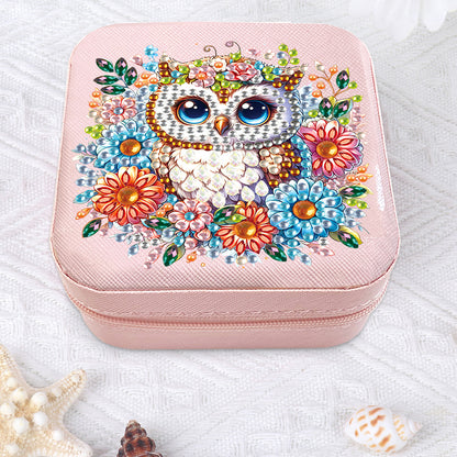 Special Shape Little Girl Diamond Art Organizer Box for Necklaces Earrings Rings