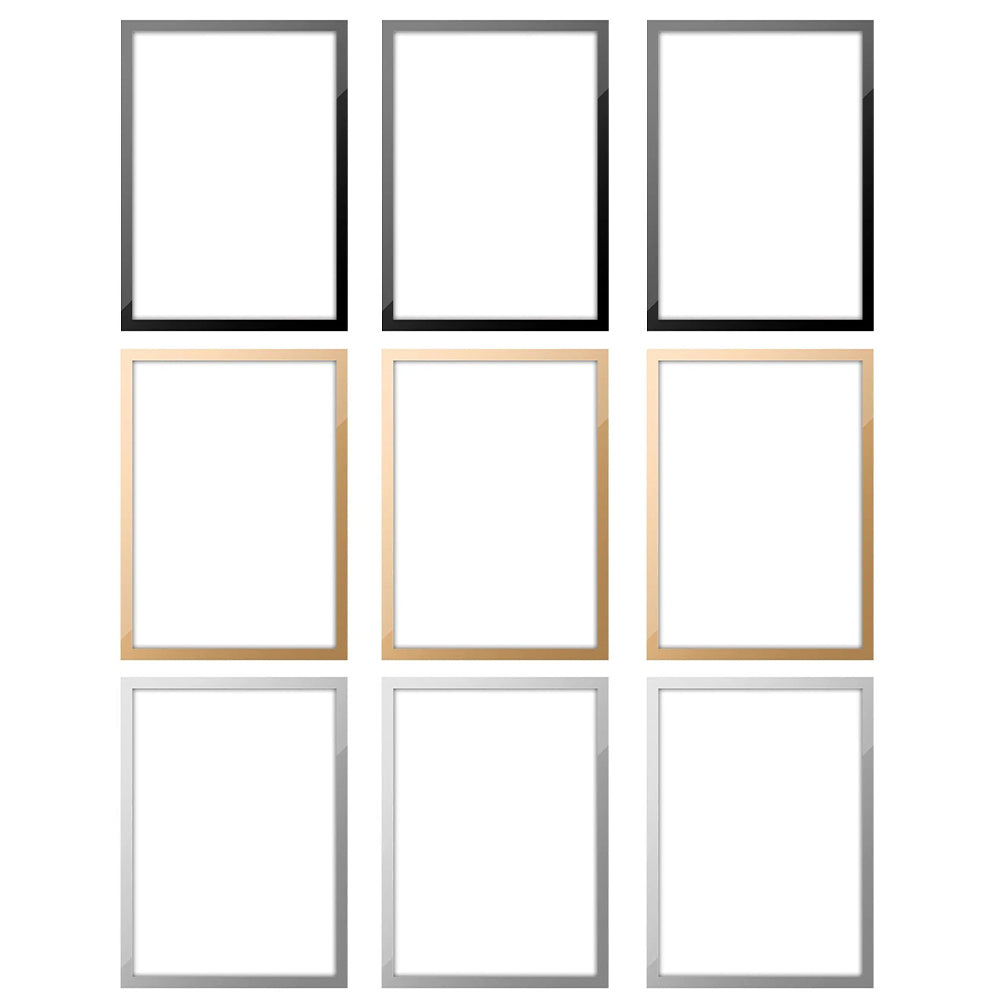 9Pcs Magnetic Picture Frame Magnetic Photo Frame Multifunctional for Party Decor