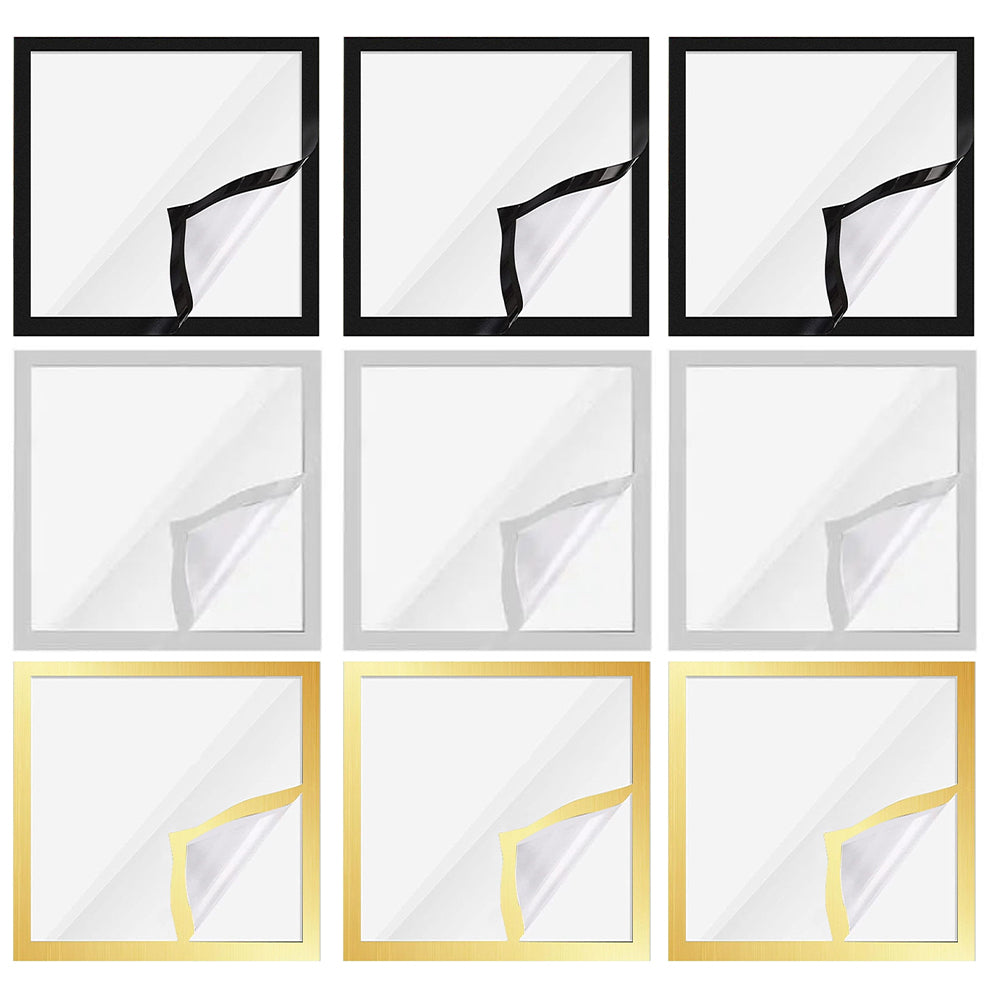 9Pcs Magnetic Picture Frame Magnetic Photo Frame Multifunctional for Party Decor