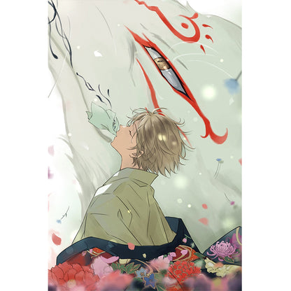 Diamond Painting - Full Round - Natsume Takashi And Cat Teacher (40*60CM)