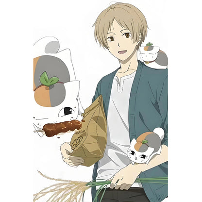 Diamond Painting - Full Round - Natsume And Three Cat Teachers (40*60CM)