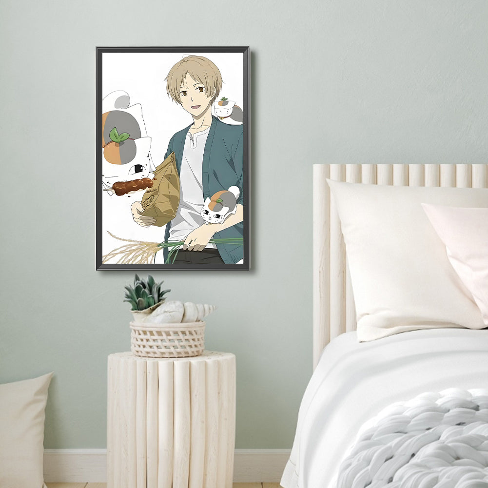 Diamond Painting - Full Round - Natsume And Three Cat Teachers (40*60CM)