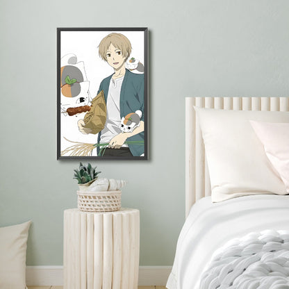 Diamond Painting - Full Round - Natsume And Three Cat Teachers (40*60CM)