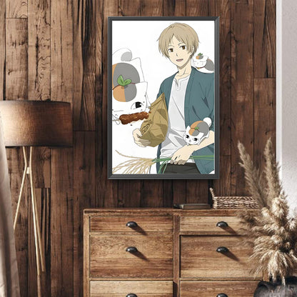 Diamond Painting - Full Round - Natsume And Three Cat Teachers (40*60CM)