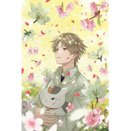 Diamond Painting - Full Round - Natsume And The Sea Of ??Petals (40*60CM)