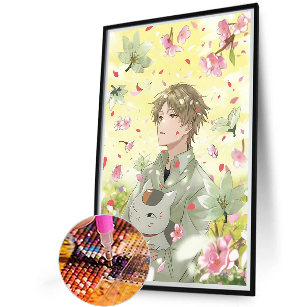 Diamond Painting - Full Round - Natsume And The Sea Of ??Petals (40*60CM)