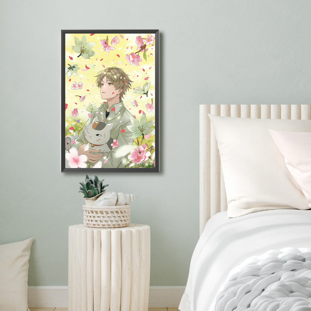 Diamond Painting - Full Round - Natsume And The Sea Of ??Petals (40*60CM)