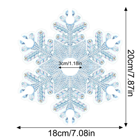 Snowflake Diamond Painting Wine Glass Rack DIY Wine Glass Holder Storage Rack