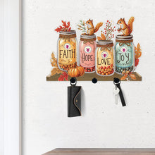 Load image into Gallery viewer, Acrylic Vase Bouquet Diamond Art Hanging Hooks A Row of 3 Hooks DIY Crafts Decor
