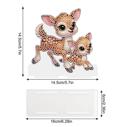 Acrylic Animals 5D DIY Diamond Art Paper Towel Storage Rack Decor for Home Decor