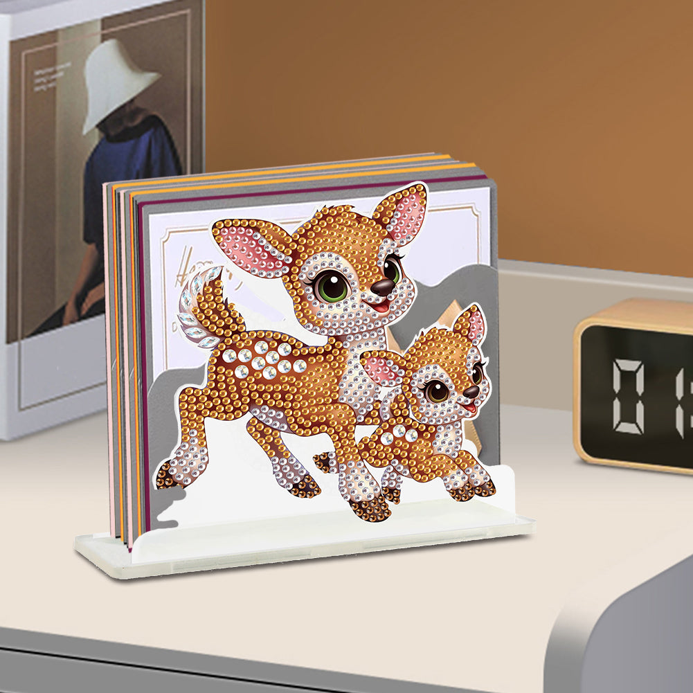 Acrylic Animals 5D DIY Diamond Art Paper Towel Storage Rack Decor for Home Decor