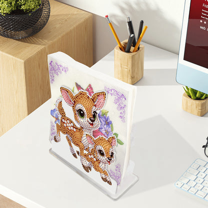 Acrylic Animals 5D DIY Diamond Art Paper Towel Storage Rack Decor for Home Decor