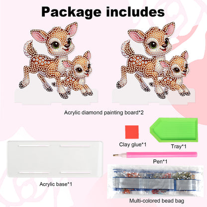Acrylic Animals 5D DIY Diamond Art Paper Towel Storage Rack Decor for Home Decor