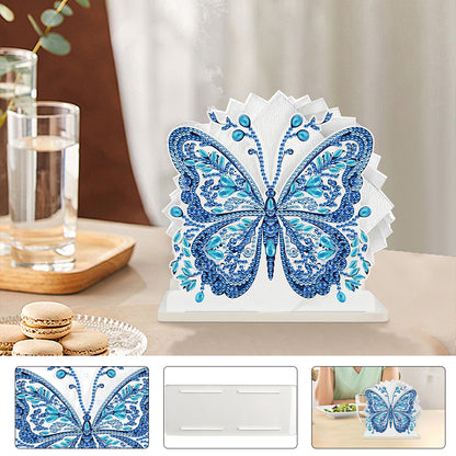 Acrylic Animals 5D DIY Diamond Art Paper Towel Storage Rack Decor for Home Decor