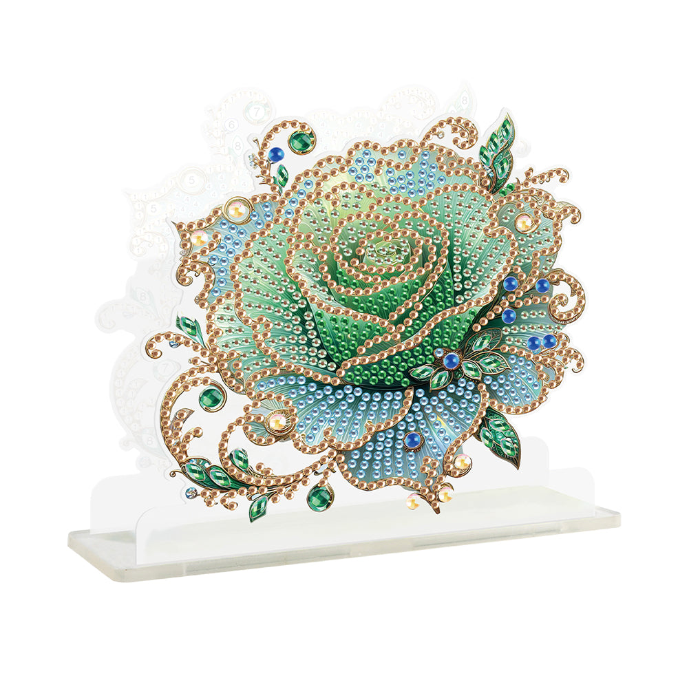 Acrylic Animals 5D DIY Diamond Art Paper Towel Storage Rack Decor for Home Decor