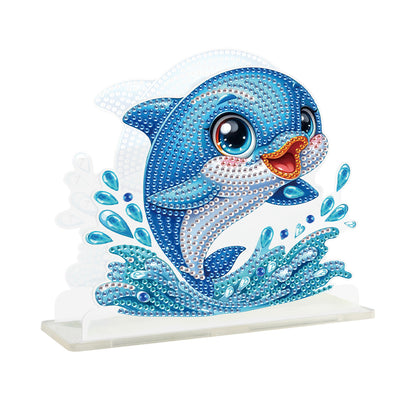 Acrylic Animals 5D DIY Diamond Art Paper Towel Storage Rack Decor for Home Decor