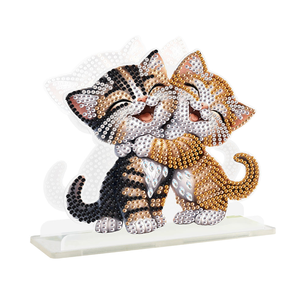 Acrylic Animals 5D DIY Diamond Art Paper Towel Storage Rack Decor for Home Decor