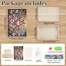 Load image into Gallery viewer, Diamond Painting Wooden Serving Tray with Handles Diamond Painting Dining Plate
