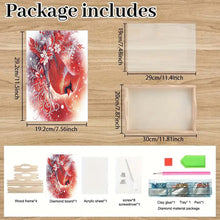 Load image into Gallery viewer, Diamond Painting Wooden Serving Tray with Handles Diamond Painting Dining Plate
