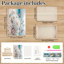 Load image into Gallery viewer, Diamond Painting Wooden Serving Tray with Handles Diamond Painting Dining Plate
