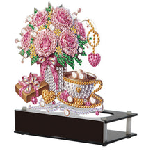 Load image into Gallery viewer, Diamond Painting Candle Holder Ornaments Diamond Art Aromatherapy Candle Holder
