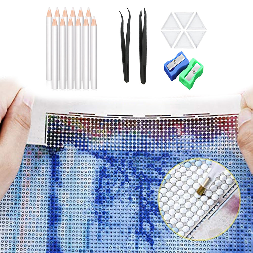 22 Pieces Wax Rhinestone Picker Pencil Wax Pencil Set Rhinestone Picker Pen Set