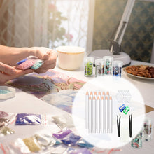 Load image into Gallery viewer, 22 Pieces Wax Rhinestone Picker Pencil Wax Pencil Set Rhinestone Picker Pen Set
