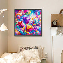 Load image into Gallery viewer, Diamond Painting - Full Round - Colorful Abstract Art Flowers (30*30CM)
