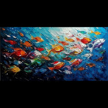 Load image into Gallery viewer, Diamond Painting - Full Round - Fish (70*40CM)
