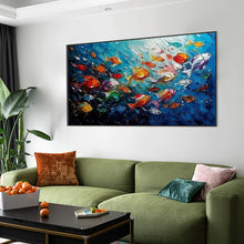 Load image into Gallery viewer, Diamond Painting - Full Round - Fish (70*40CM)
