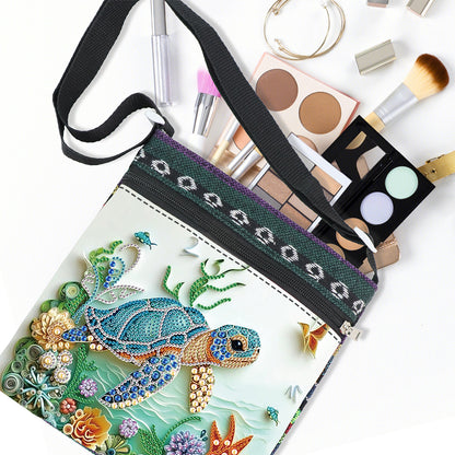 Flowers Animals 5D DIY Diamond Painting Shopper Bag Diamond Handmade Satchel Bag