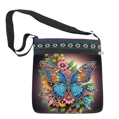 Flowers Animals 5D DIY Diamond Painting Shopper Bag Diamond Handmade Satchel Bag