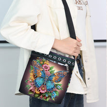 Load image into Gallery viewer, Flowers Animals 5D DIY Diamond Painting Shopper Bag Diamond Handmade Satchel Bag
