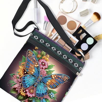Flowers Animals 5D DIY Diamond Painting Shopper Bag Diamond Handmade Satchel Bag