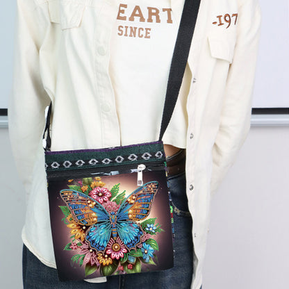 Flowers Animals 5D DIY Diamond Painting Shopper Bag Diamond Handmade Satchel Bag