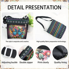 Load image into Gallery viewer, Flowers Animals 5D DIY Diamond Painting Shopper Bag Diamond Handmade Satchel Bag
