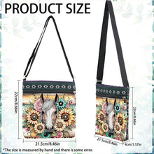 Load image into Gallery viewer, Flowers Animals 5D DIY Diamond Painting Shopper Bag Diamond Handmade Satchel Bag
