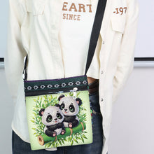 Load image into Gallery viewer, Flowers Animals 5D DIY Diamond Painting Shopper Bag Diamond Handmade Satchel Bag
