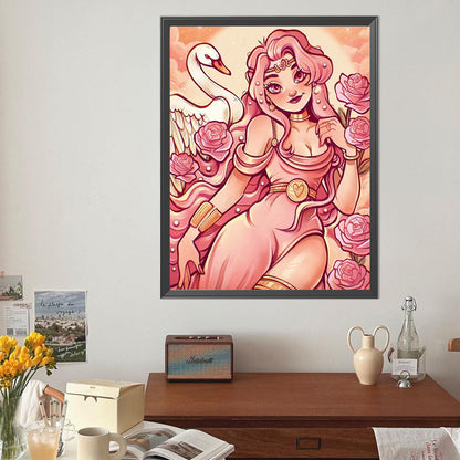 Diamond Painting - Full Round - Manga Girl (40*50CM)