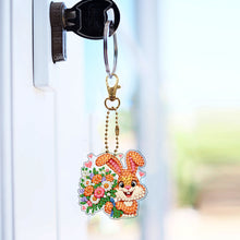 Load image into Gallery viewer, 6Pcs Double Sided Special Shape Animals Diamond Art Keyring for Beginners Adults
